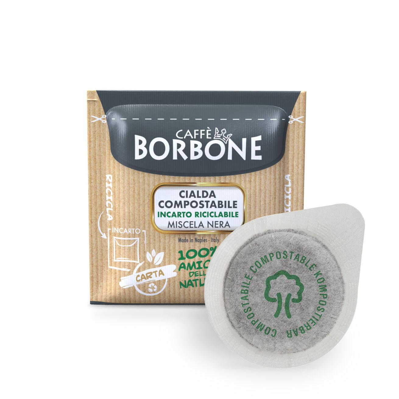 50 Dosettes BORBONE Nera