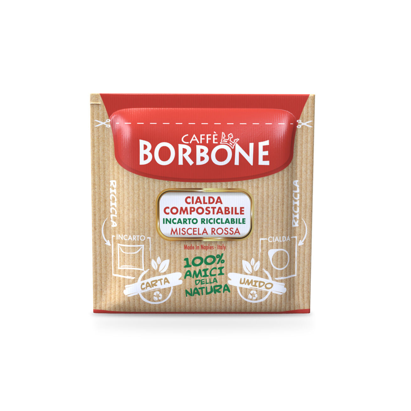 50 Dosettes BORBONE Rossa