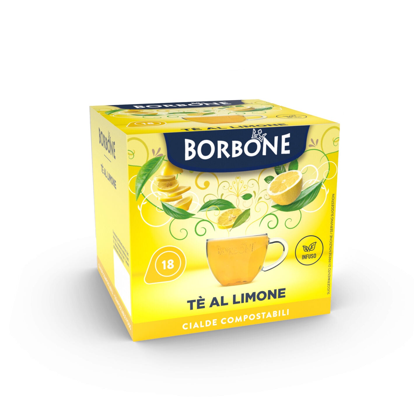 18 Dosettes THÉ AU CITRON Borbone