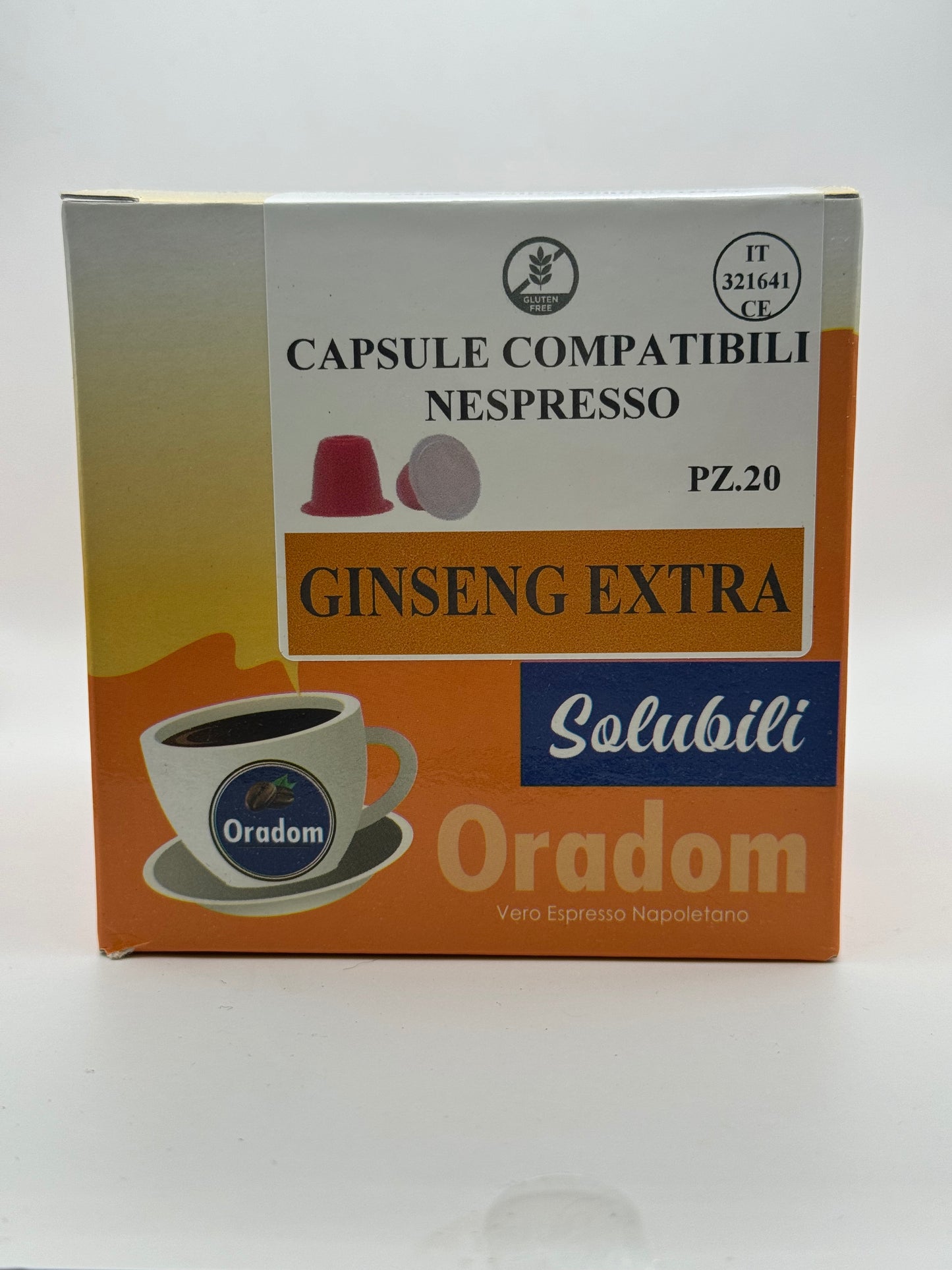 20 capsules GISENG EXTRA Oradom compatibles Nespresso®