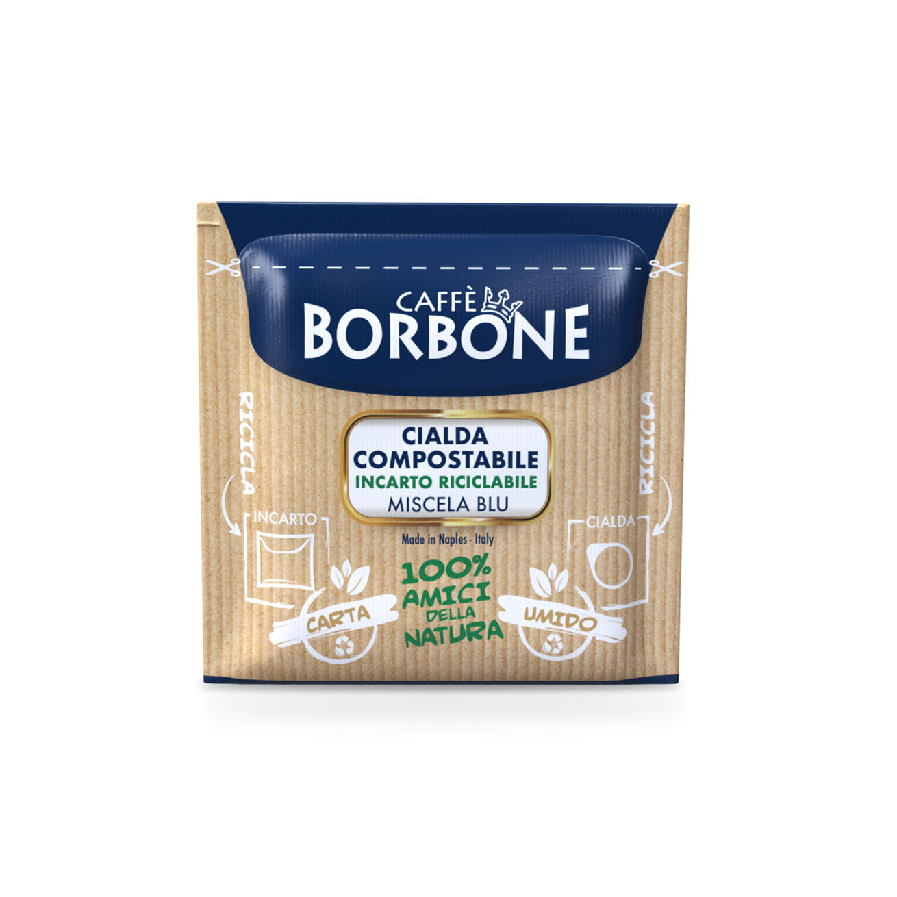 50 Dosettes BORBONE Blu